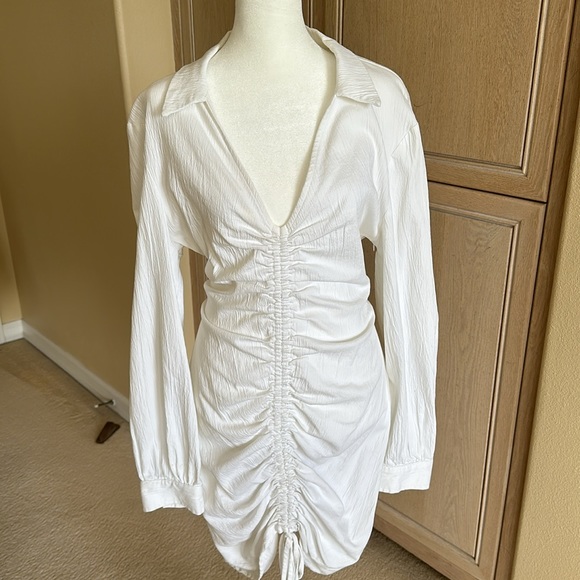 Emory Park White Long Sleeve Dress - Picture 3 of 8